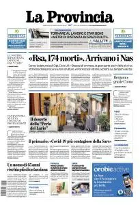 La Provincia di Como - 15 Aprile 2020