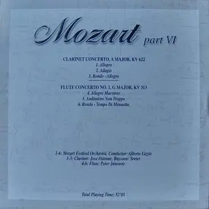 Mozart Concertos for Clarinet and Flute