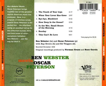Ben Webster & Oscar Peterson – Ben Webster Meets Oscar Peterson (1959)