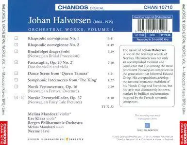 Neeme Jarvi, Bergen Philharmonic Orchestra - Johan Halvorsen: Orchestral Works, Vol.4 (2012) (Repost)