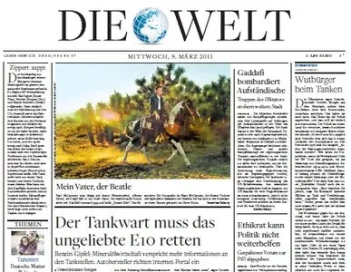 Die Welt vom 09 März 2011