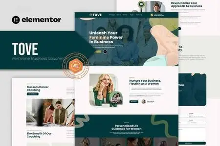 Tove - Feminine Business Coaching Elementor Template Kit 51789139