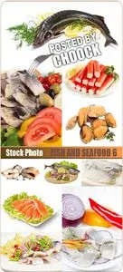 Fish and seafood 6 - Stock Photo