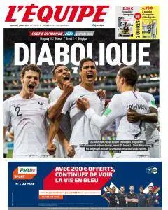 L'equipe du Samedi 7 Juillet 2018