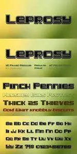 Leprosy Font Family