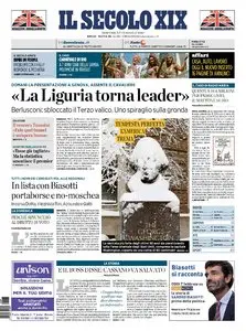 IL SECOLO XIX DEL 07 FEBBRAIO 2010