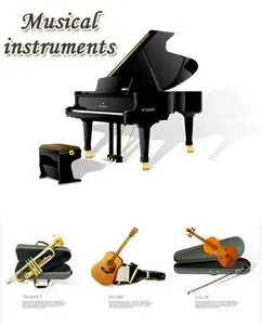 Musical Insturments - Vector