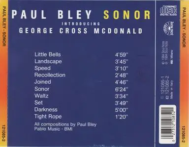 Paul Bley - Sonor (1984)
