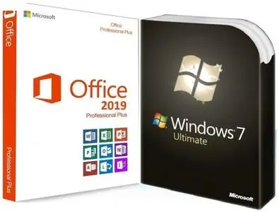 Windows 7 SP1 Ultimate With Office Pro Plus 2019 VL (x64) Multilingual Preactivated July 2020