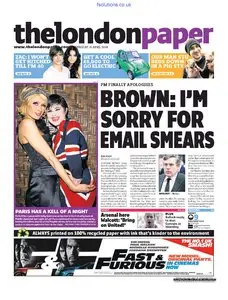 The London Paper 16 April 2009