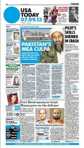 USA Today - Tuesday, July 9 - 2013