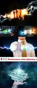 Photos - Businessman with Lightning 2