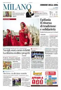 Corriere della Sera Milano - 7 Gennaio 2023
