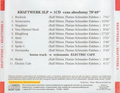 Kraftwerk - Kraftwerk 1 & 2 [Andromeda CD-064] {Poland 1999}