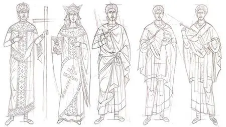 Byzantine Iconography Series 4: Drawing The Full Figure (P3)