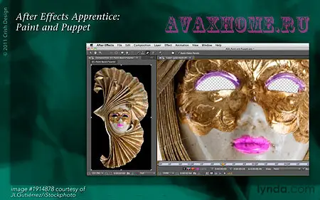 Lynda.com - After Effects Apprentice 13: Paint and Puppet