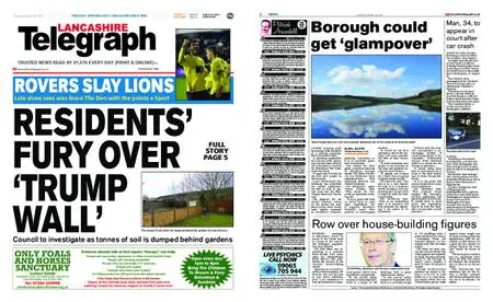 Lancashire Telegraph (Blackburn, Darwen, Hyndburn, Ribble Valley) – January 14, 2019