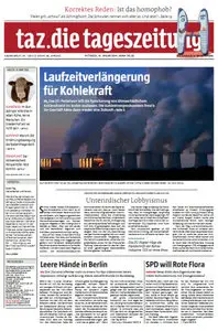 Tageszeitung TAZ vom 15 Januar 2014
