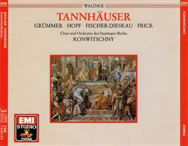 Wagner: Tannhauser - Hopf, Grummer, Fischer-Dieskau [Konwitschny] [3 CD]