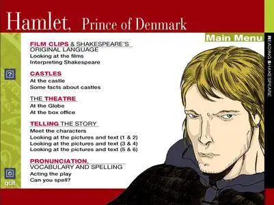 William Shakespear, "Hamlet Prince Denmark" + audio CD/CD-Rom