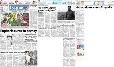 Philippine Daily Inquirer – November 07, 2004
