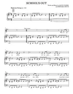 School's Out - Alice Cooper (Piano-Vocal-Guitar)
