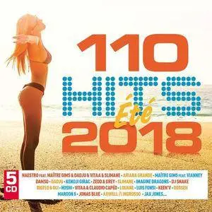 VA - 110 Hits Ete 2018 (5CD, 2018)