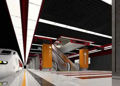 3D model Subway