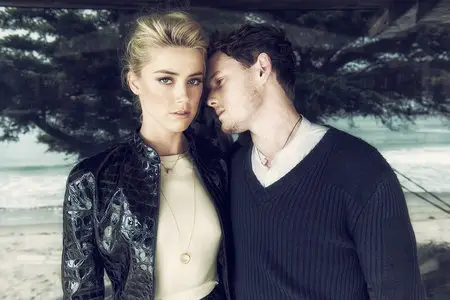 Amber Heard & Anton Yelchin by Kurt Iswarienko photoshoot for Interview, Russia September 2012