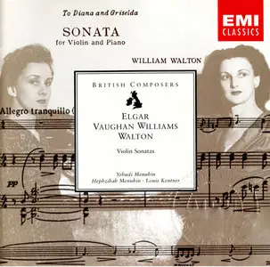 Elgar - Vaughan Williams - Walton · Violin Sonatas · Yehudi & Hephzibah Menuhin - Louis Kentner [New Links]