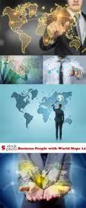 Photos - Business People with World Maps 14