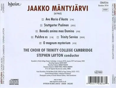 Stephen Layton, The Choir of Trinity College Cambridge - Jaakko Mäntyjärvi: Choral Music (2020)