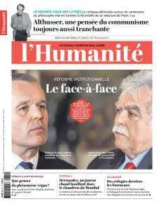 L'Humanite du Jeudi 21 Juin 2018