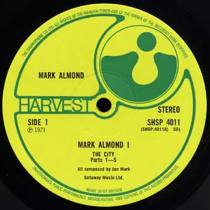 Jon Mark & Johnny Almond - Mark Almond I (Harvest 1971) 24-bit/96kHz Vinyl Rip