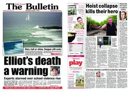 The Gold Coast Bulletin – February 17, 2010