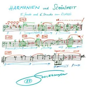 Karlheinz Stockhausen - Harmonien und Schönheit, 5 und 6 Stunde aus Klang (2010) {Stockhausen-Verlag No. 87}