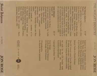 Jon Rose - 2 Real Violin Stories: The Mozart Industry + Saint Johanna (1991)