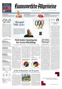 Hannoversche Allgemeine Zeitung - 30.11.2015