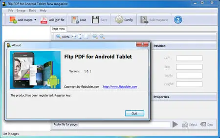 Flip PDF for Android Tablet 1.0.1
