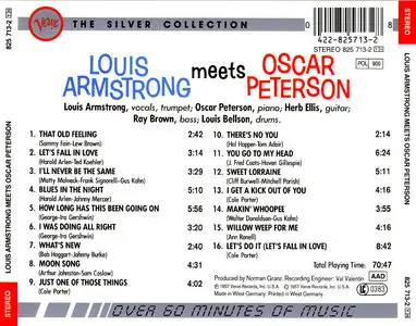 Louis Armstrong & Oscar Peterson – Louis Armstrong Meets Oscar Peterson (1957) (Verve - Digitally Remastered By Dennis Drake)