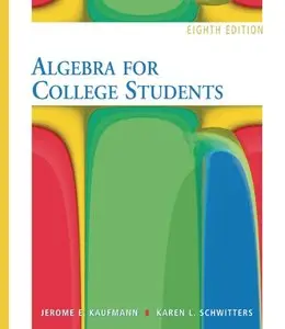 Algebra for College Students, 8th Edition (repost)
