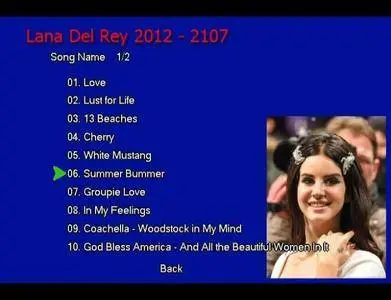 Lana Del Rey: 2012 - 2017 (2018) [Audio DVD]