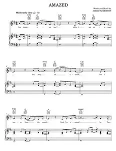 Amazed - Jared Anderson, Phillips, Craig & Dean (Piano-Vocal-Guitar)