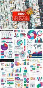 CreativeMarket - 1000 Big Bundle Infographic Elements