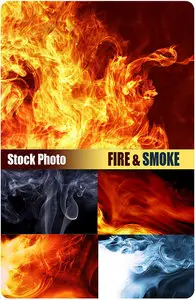 UHQ Stock Photo - Fire & Smoke