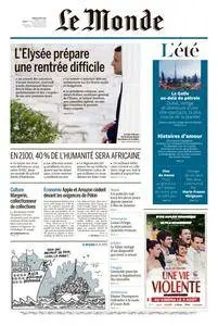 Le Monde du Mardi 8 Août 2017