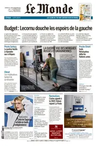 Le Monde du Dimanche 28 et Lundi 29 Septembre 2025
