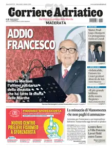 Corriere Adriatico Macerata - 2 Ottobre 2024