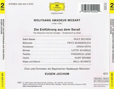 Eugen Jochum, Orchester der Bayerischen Staatsoper München - Wolfgang Amadeus Mozart: Die Entführung aus dem Serail (1998)