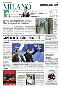 Corriere della Sera Milano - 21 Ottobre 2025
